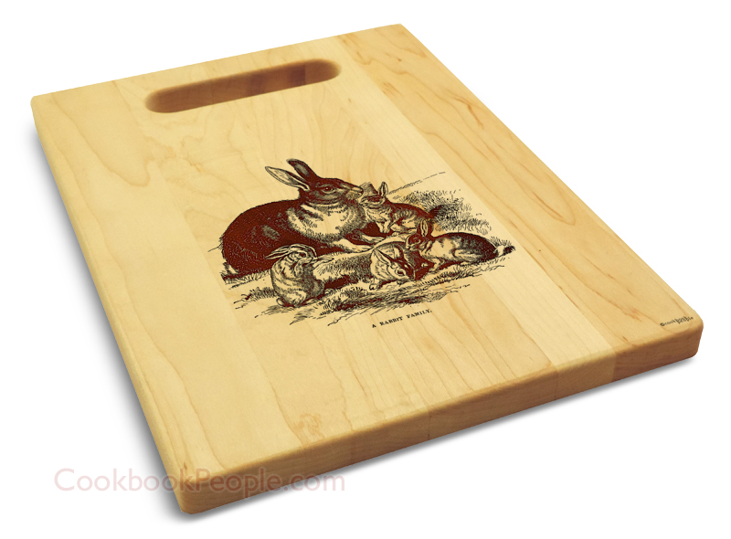 Maple Rabbit Cutting Board Personalized 